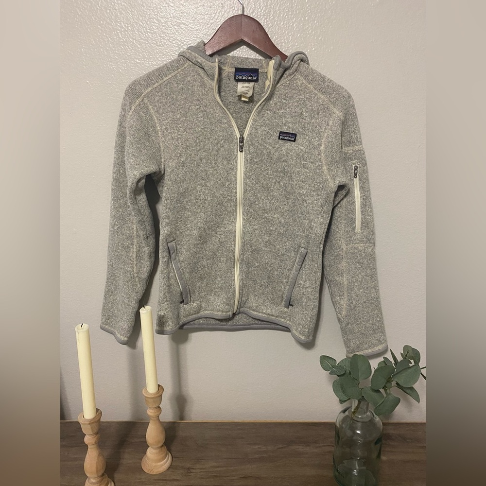 Patagonia full zip better sweater with hood